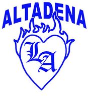 Altadena Burning Heart Los Angeles Logo with or without Never Forget White T-shirt